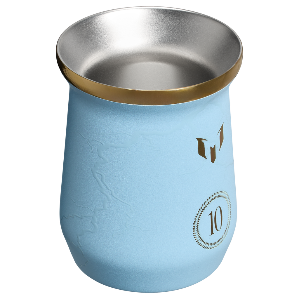 Stanley Messi 8 OZ Mate Mug In Striker Blue With Gold Accents