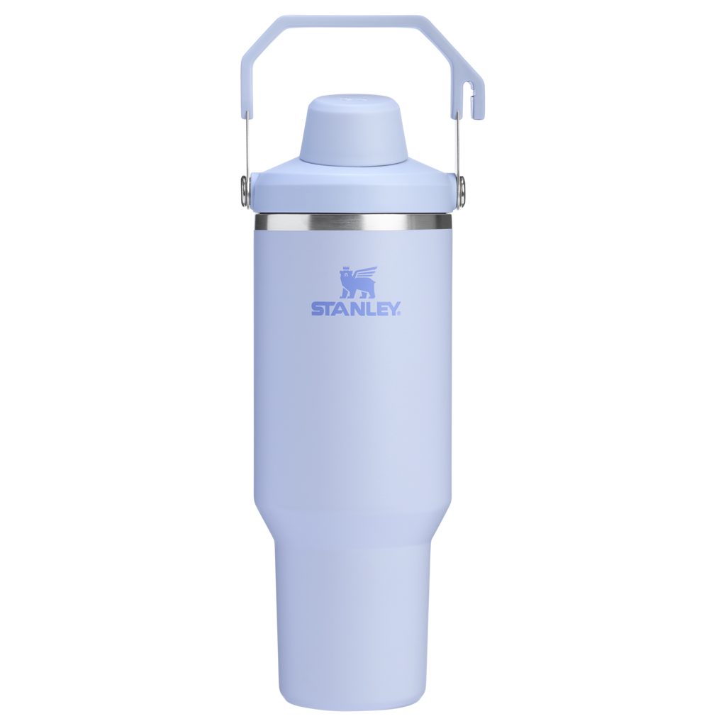 Stanley 40 OZ IceFlow Aerolight Stainless Steel Water Bottle In Dew Drop Purple with Fast Flow Lid