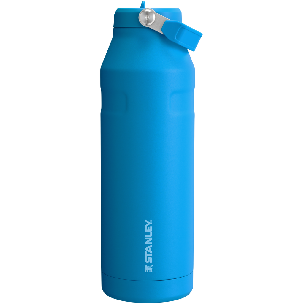 Stanley IceFlow Aerolight stainless steel water bottle in Azure with Flip Straw