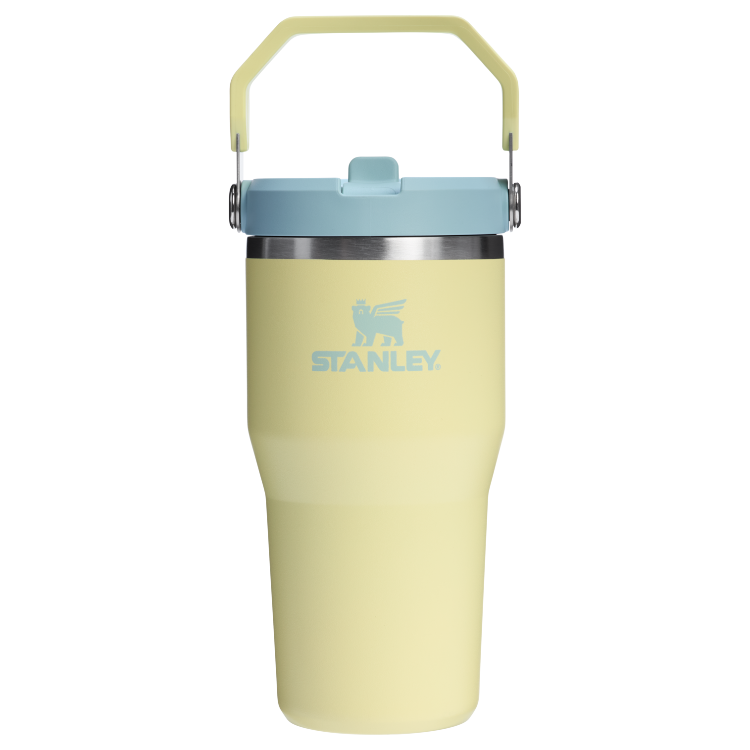 Stanley 20 OZ IceFlow Flip Straw Insulated Tumbler In Pomelo Yellow