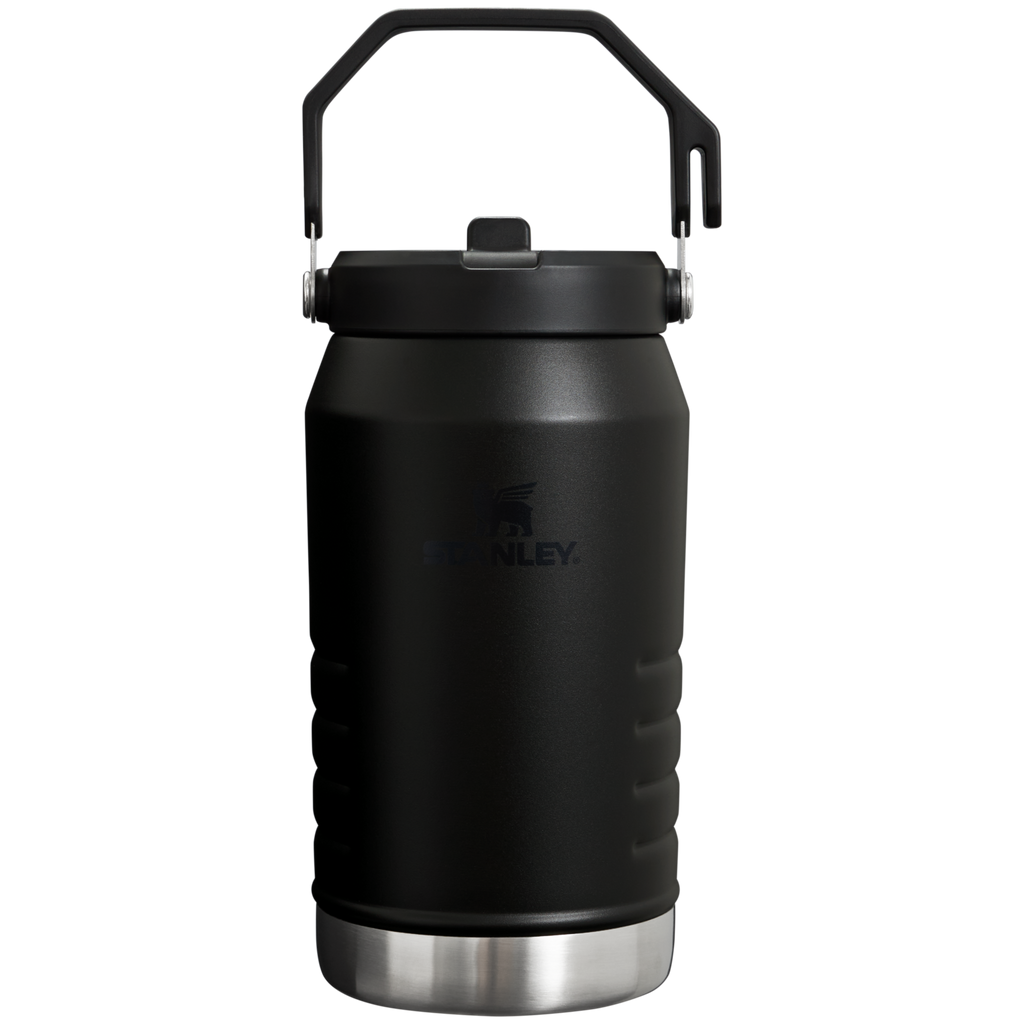 Stanley IceFlow 64 oz Stainless Steel Tumbler in Black with flip straw lid