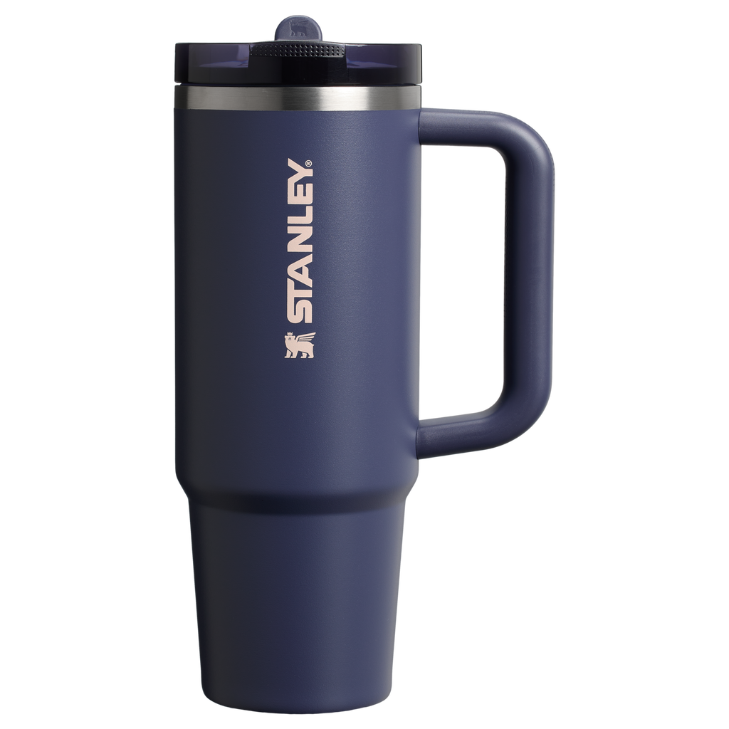 Stanley 30 OZ Quencher Flip Straw Tumbler In Blue Corn