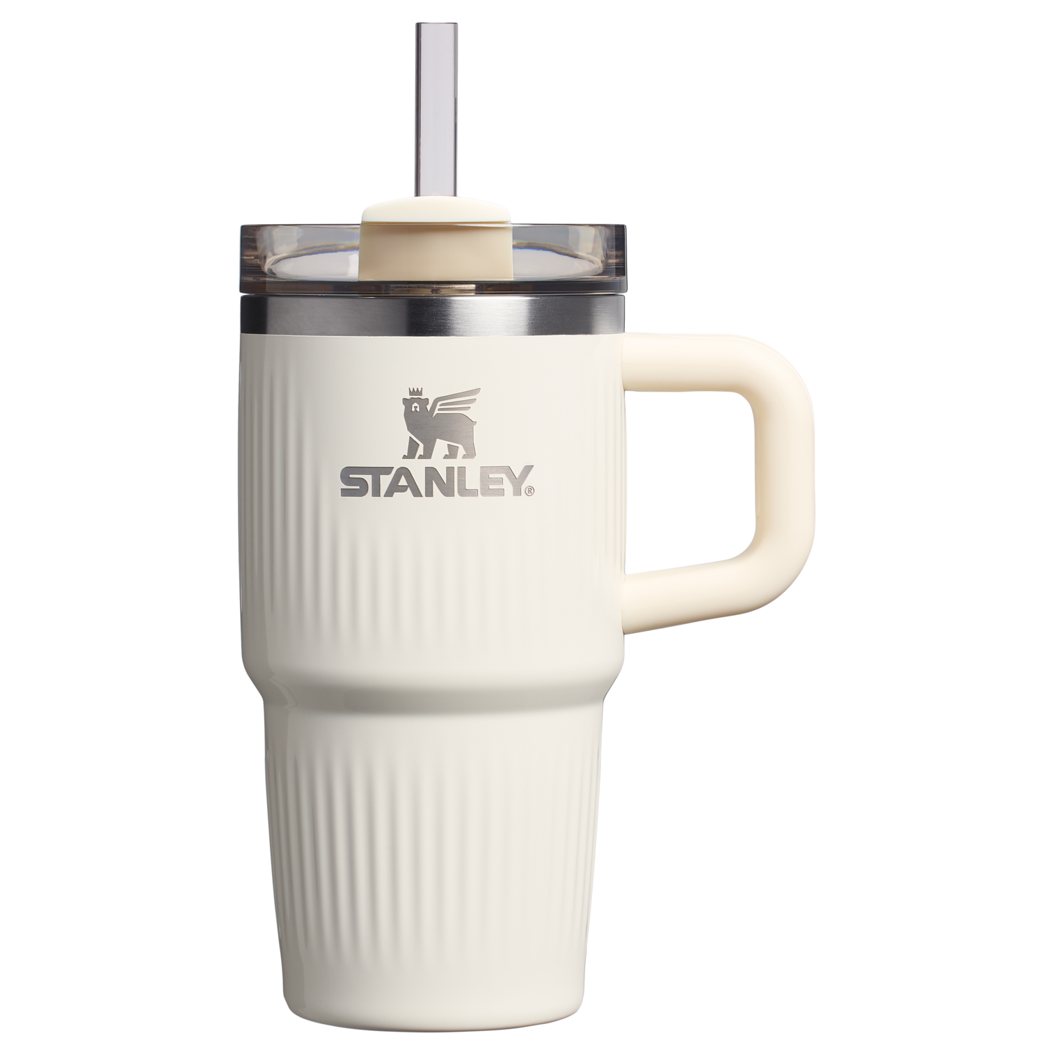 Stanley 20 OZ Quencher Fluted Insulate Tumbler In Cream White