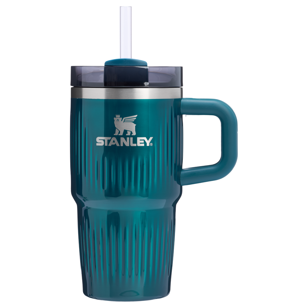 Stanley 20 OZ Quencher Fluted Insulate Tumbler In Marina Blue