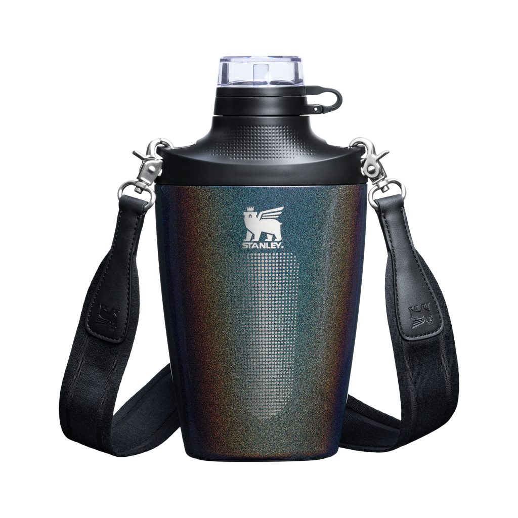 The Stanley Cross Bottle 23 OZ In Midnight Glitz