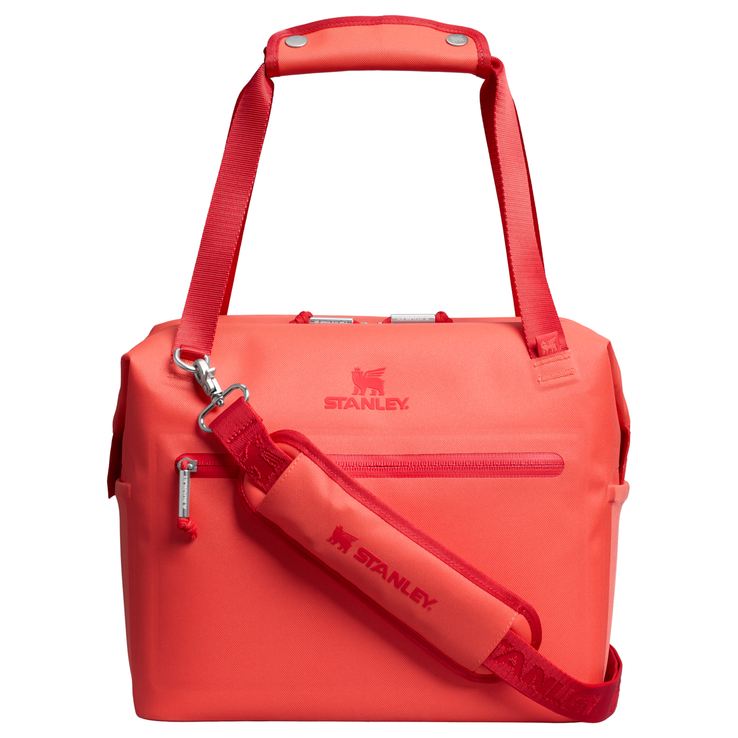 Stanley 12 Quart All Day Julienne Midi Soft Sided Cooler In Hot Coral Red