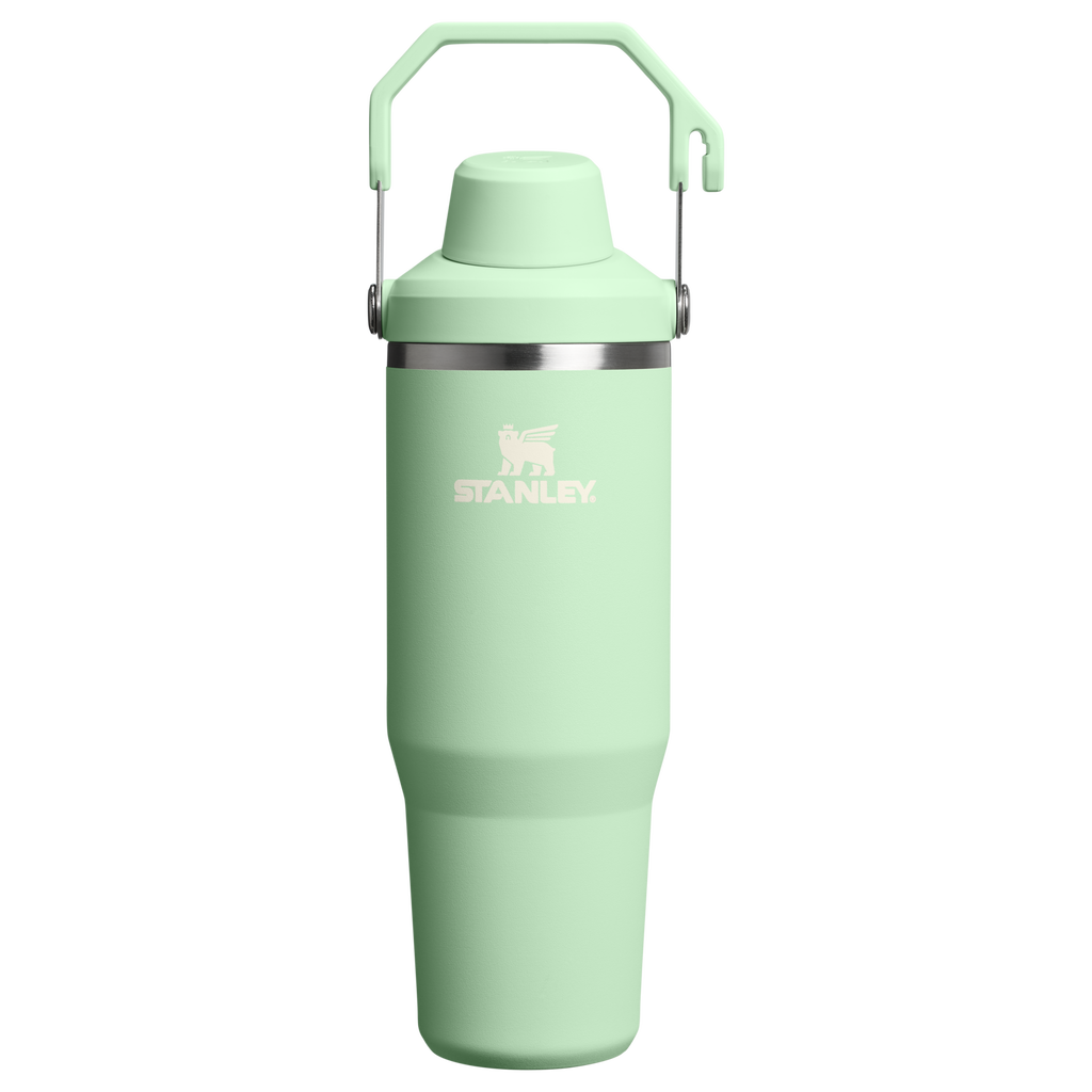 Stanley 30 OZ IceFlow Aerolight Stainless Steel Water Bottle In Pistachio Green with Fast Flow Lid