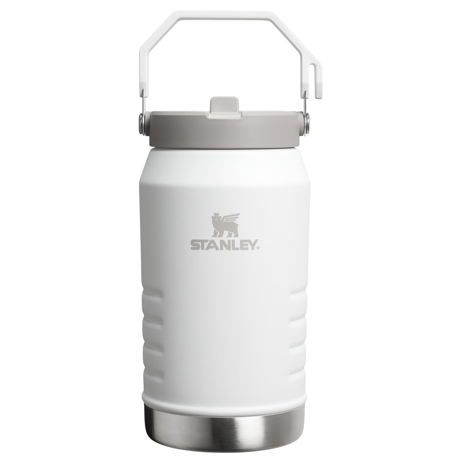 Stanley 64 OZ Insulated Flip Straw Water Jug In Frost White