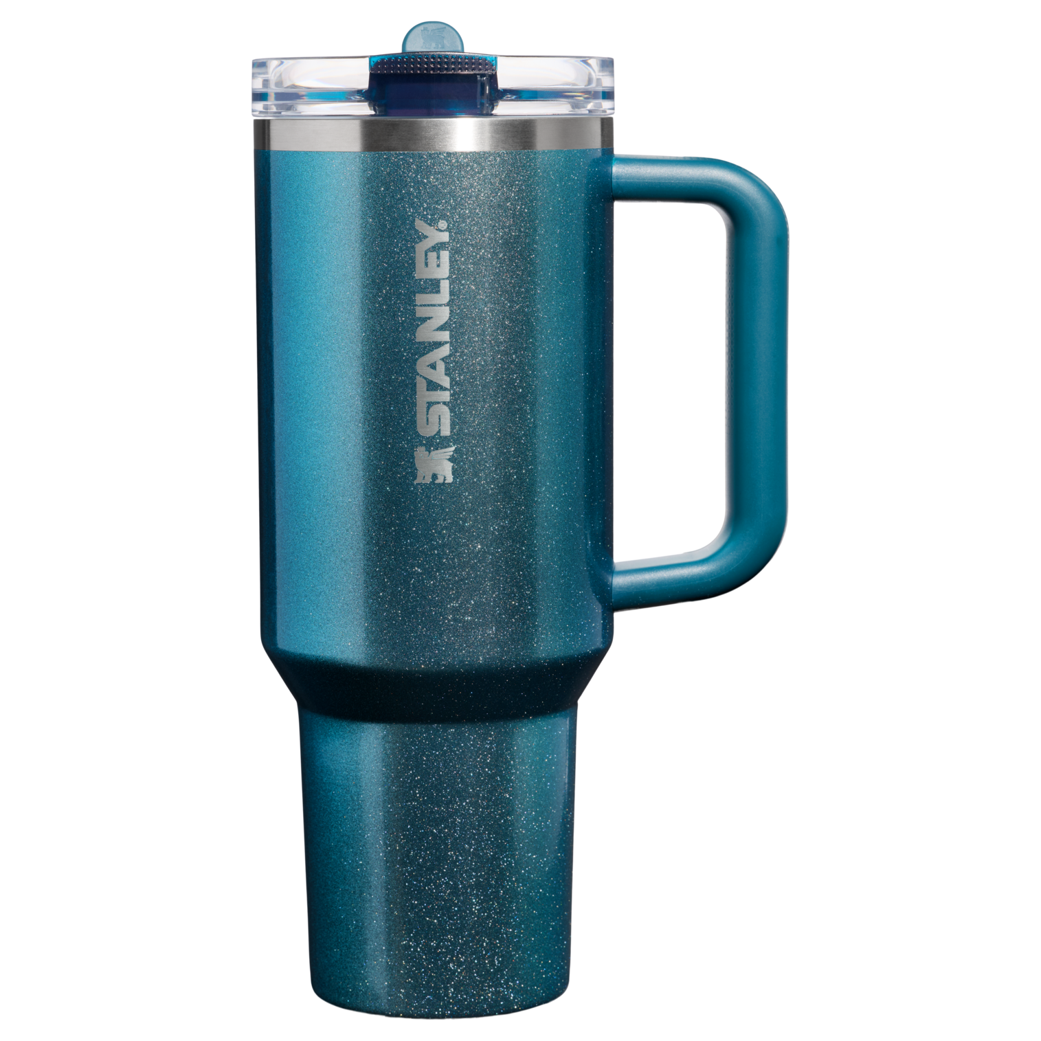 Stanley 40 oz ProTour Flip Straw Tumbler In Ponderosa Shimmer Blue